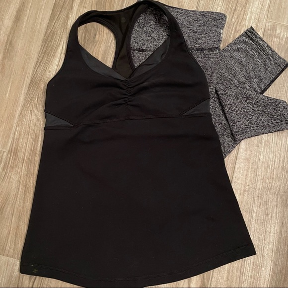 Lululemon black racerback tank